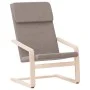 Relaxation armchair in taupe gray fabric by vidaXL, Armchairs - Ref: Foro24-351057, Price: 82,01 €, Discount: %