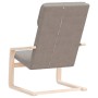 Relaxation armchair in taupe gray fabric by vidaXL, Armchairs - Ref: Foro24-351057, Price: 80,44 €, Discount: %