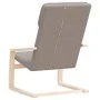 Sillón de relax de tela gris taupe de vidaXL, Sillones - Ref: Foro24-351057, Precio: 82,01 €, Descuento: %