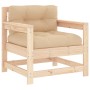 Juego de muebles de jardín 7 piezas y cojines madera maciza de vidaXL, Conjuntos de jardín - Ref: Foro24-3185829, Precio: 545...