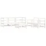 6-piece garden furniture set and white solid wood cushions by vidaXL, Garden sets - Ref: Foro24-3185816, Price: 521,58 €, Dis...