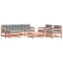 7-piece garden furniture set with Douglas fir wood cushions by vidaXL, Garden sets - Ref: Foro24-3185827, Price: 612,56 €, Di...