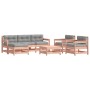 7-teiliges Gartenmöbel-Set mit Kissen aus Douglasienholz von vidaXL, Gartensets - Ref: Foro24-3185827, Preis: 621,58 €, Rabat...