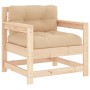 Juego de muebles de jardín 7 piezas y cojines madera maciza de vidaXL, Conjuntos de jardín - Ref: Foro24-3185822, Precio: 521...