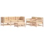6-teiliges Gartenmöbel-Set und Massivholzkissen von vidaXL, Gartensets - Ref: Foro24-3185815, Preis: 469,54 €, Rabatt: %