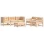 Juego de muebles de jardín 6 piezas y cojines madera maciza de vidaXL, Conjuntos de jardín - Ref: Foro24-3185815, Precio: 463...