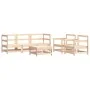Juego de muebles de jardín 6 piezas y cojines madera maciza de vidaXL, Conjuntos de jardín - Ref: Foro24-3185815, Precio: 463...