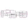6-teiliges Gartenmöbel-Set und Massivholzkissen von vidaXL, Gartensets - Ref: Foro24-3185815, Preis: 469,63 €, Rabatt: %