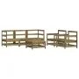 6-teiliges Gartenmöbel-Set mit Kissen aus imprägniertem Kiefernholz von vidaXL, Gartensets - Ref: Foro24-3185821, Preis: 598,...