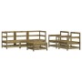 6-teiliges Gartenmöbel-Set mit Kissen aus imprägniertem Kiefernholz von vidaXL, Gartensets - Ref: Foro24-3185821, Preis: 616,...