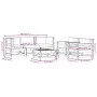 6-teiliges Gartenmöbel-Set mit Kissen aus imprägniertem Kiefernholz von vidaXL, Gartensets - Ref: Foro24-3185821, Preis: 598,...