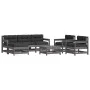 Garden furniture set 7 pieces and gray solid wood cushions by vidaXL, Garden sets - Ref: Foro24-3185831, Price: 655,08 €, Dis...