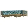8-piece garden furniture set with impregnated pine wood cushions by vidaXL, Garden sets - Ref: Foro24-3185856, Price: 831,54 ...