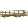 8-teiliges Gartenmöbel-Set mit Kissen aus imprägniertem Kiefernholz von vidaXL, Gartensets - Ref: Foro24-3185856, Preis: 831,...