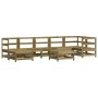 8-teiliges Gartenmöbel-Set mit Kissen aus imprägniertem Kiefernholz von vidaXL, Gartensets - Ref: Foro24-3185856, Preis: 842,...