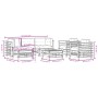 7-teiliges Gartenmöbel-Set und weiße Massivholzkissen von vidaXL, Gartensets - Ref: Foro24-3185837, Preis: 712,98 €, Rabatt: %