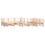 7-teiliges Gartenmöbel-Set und Massivholzkissen von vidaXL, Gartensets - Ref: Foro24-3185836, Preis: 614,80 €, Rabatt: %