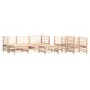 Juego de muebles de jardín 7 piezas y cojines madera maciza de vidaXL, Conjuntos de jardín - Ref: Foro24-3185836, Precio: 607...