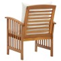 Gartenstühle mit Kissen 2 Einheiten aus massivem Akazienholz von vidaXL, Gartenstühle - Ref: Foro24-310257, Preis: 189,57 €, ...