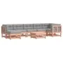 Juego de muebles jardín 8 pzas y cojines madera abeto Douglas de vidaXL, Conjuntos de jardín - Ref: Foro24-3185848, Precio: 7...