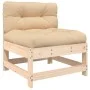 8-piece garden furniture set and solid wood cushions by vidaXL, Garden sets - Ref: Foro24-3185850, Price: 623,09 €, Discount: %
