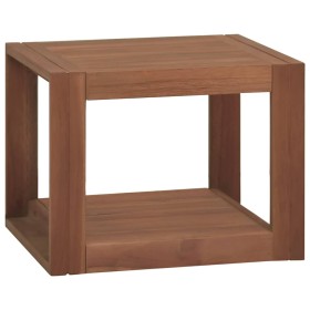 Armario de baño de pared madera maciza de teca 45x45x35 cm