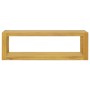 Armario de baño de pared madera maciza de teca 110x45x35 cm