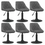 Swivel dining chairs 6 units dark gray velvet by vidaXL, dining chairs - Ref: Foro24-3088803, Price: 339,90 €, Discount: %