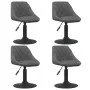 Swivel dining chairs 4 units dark gray velvet by vidaXL, dining chairs - Ref: Foro24-3088792, Price: 227,59 €, Discount: %