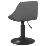 Drehbare Esszimmerstühle, 6 Einheiten, dunkelgrauer Samt von vidaXL, Essstühle - Ref: Foro24-3088803, Preis: 338,95 €, Rabatt: %