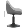 Drehbare Esszimmerstühle, 6 Einheiten, dunkelgrauer Samt von vidaXL, Essstühle - Ref: Foro24-3088803, Preis: 338,95 €, Rabatt: %