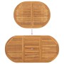 Conjunto de Comedor de Jardín 5 pcs Marrón