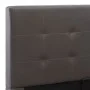 Cama canapé hidráulica cuero sintético gris 120x200 cm de vidaXL, Camas y somieres - Ref: Foro24-285524, Precio: 326,62 €, De...