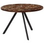 Mesa de comedor madera maciza reciclada 110x75 cm
