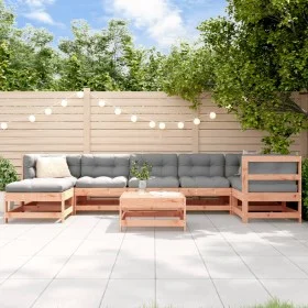 8-piece garden furniture set with Douglas fir wood cushions by vidaXL, Garden sets - Ref: Foro24-3185855, Price: 908,60 €, Di...