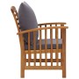 Gartenstühle mit Kissen, 2 Stück Massivholz Akazie von vidaXL, Gartenstühle - Ref: Foro24-310258, Preis: 198,33 €, Rabatt: %