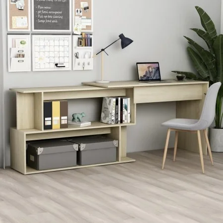 Eckschreibtisch aus Eichensperrholz 200x50x76 cm von vidaXL, Schreibtische - Ref: Foro24-801101, Preis: 95,57 €, Rabatt: %