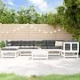 Garden furniture set 8 pieces and white solid wood cushions by vidaXL, Garden sets - Ref: Foro24-3185865, Price: 678,05 €, Di...