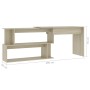 Eckschreibtisch aus Eichensperrholz 200x50x76 cm von vidaXL, Schreibtische - Ref: Foro24-801101, Preis: 98,68 €, Rabatt: %