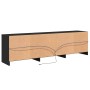 Unidades de TV 2 pcs Roble Negro 180 x 34 x 50 cm en Muebles TV | Comprar online en Foro24