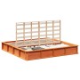 Estructura de cama Marrón cera 210 x 118 x 30 cm