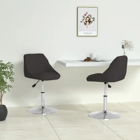 Esszimmerstühle 2 Einheiten aus schwarzem Kunstleder von vidaXL, Essstühle - Ref: Foro24-335160, Preis: 122,49 €, Rabatt: %