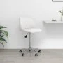 Drehbarer Bürostuhl aus weißem Kunstleder von vidaXL, Bürostühle - Ref: Foro24-335189, Preis: 96,45 €, Rabatt: %