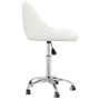White Faux Leather Swivel Office Chair by vidaXL, Office chairs - Ref: Foro24-335189, Price: 98,31 €, Discount: %