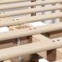 Estructura de cama Blanco 150 x 200 cm Madera de pino macizo
