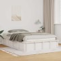 Estructura de cama con almacenamiento Blanco 210 x 118 x 30 cm
