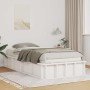 Estructura de cama con almacenamiento Blanco 210 x 118 x 30 cm