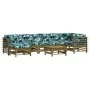 8-teiliges Gartenmöbel-Set mit Kissen aus imprägniertem Kiefernholz von vidaXL, Gartensets - Ref: Foro24-3185863, Preis: 812,...