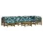 8-teiliges Gartenmöbel-Set mit Kissen aus imprägniertem Kiefernholz von vidaXL, Gartensets - Ref: Foro24-3185863, Preis: 822,...