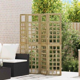 Pantalla de privacidad Manual 4 pcs Marrón 160 x 180 cm